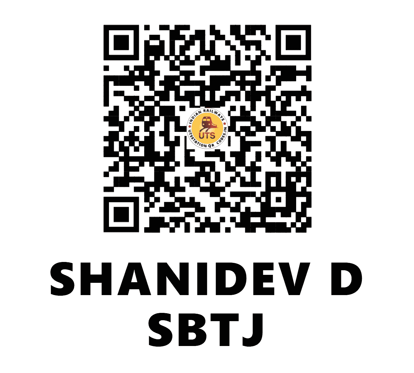 UTS QR Code for SHANIDEV D SBTJ - SBTJ - NR (UTTAR PRADESH)